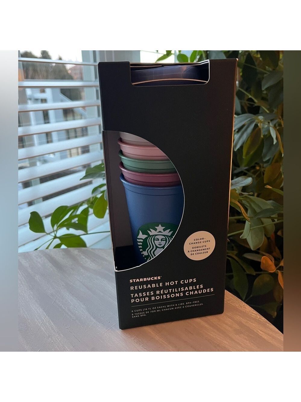 Starbucks reusable hot cups 6 pack 2023 - Picture 1 of 6